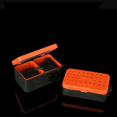 2 Compartments Fishing Baits Earthworm Worm Lure Storage