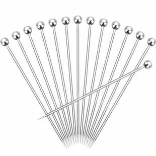 Goldbaking 20 Pieces Stainless Steel Cocktail Picks Fruit T