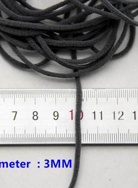 *10Yard 3MM Round Mouth Elastic Band Rope Rubber Band Tape