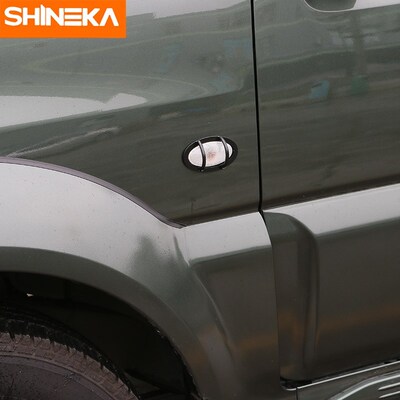 Metal Side Fender Turn Signal Light Cover Trim Anti-collisio