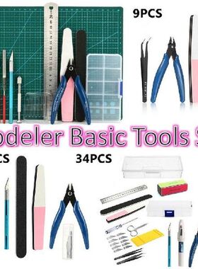 Modeler Basic Tools Craft Set For Hobby Model Building Kit
