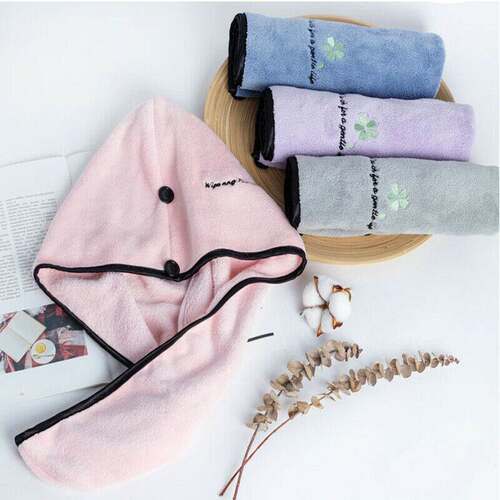 Microfiber Hair Fast Drying Dryer Hair Towel Quick Dry Hair