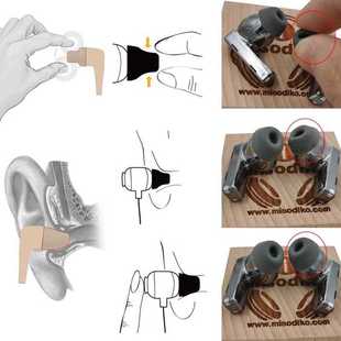 Upgraded Memory Foam Eartips Compatible with HUAWEI FreeBuds