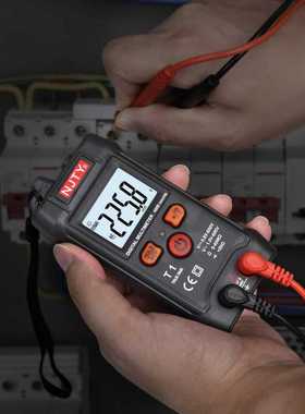 T1 Digital Multimeter Mini Portable NCV Voltage Meter 600V T