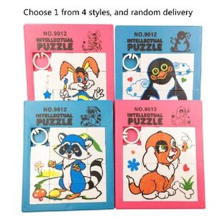 15 Space 3D Plastic Sliding Jigsaw Puzzle Game Cute Cartoon