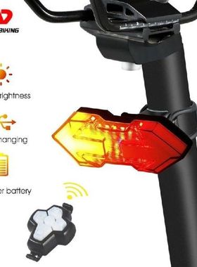 WEST BIKING Bike Tail Light Turn Signals Wireless Remote