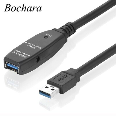 Bochara Active Repeater USB 3.0 Extension Cable Built in IC
