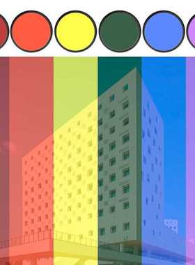 6PCS 30/40.5/43/46/49/52/55/58/62/67/72/77/82mm Full Color F