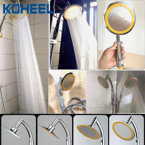Shower Head Water Saving Rain Handheld Shower Big 6 Inch Hig