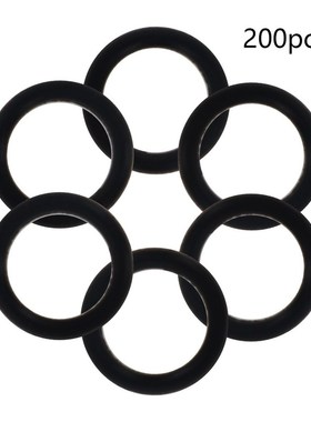 10-200PCS Black Nitrile Rubber Oil Sealing 1.5/5.7mm Thickne