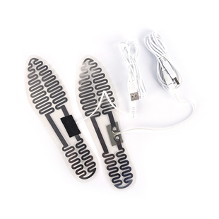 5V 23cm USB Electric Heated Insoles Foot Warmer Heated
