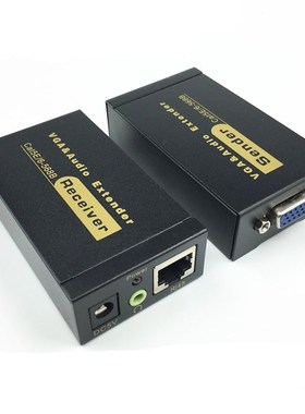 VGA TP extender VGA AV extender repeater with audio by cat5e