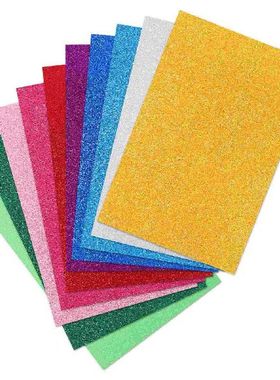Sheets Paper Craft Cardstock Evacrafts Sheet Glittering Diy