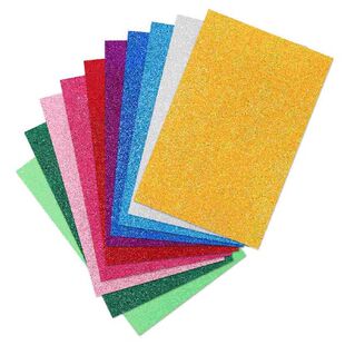 Sheets Paper Craft Cardstock Evacrafts Sheet Glittering Diy