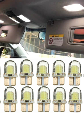 10pcs Car Interior Lamps T10 194 168 W5W COB 4 SMD LED CANBU