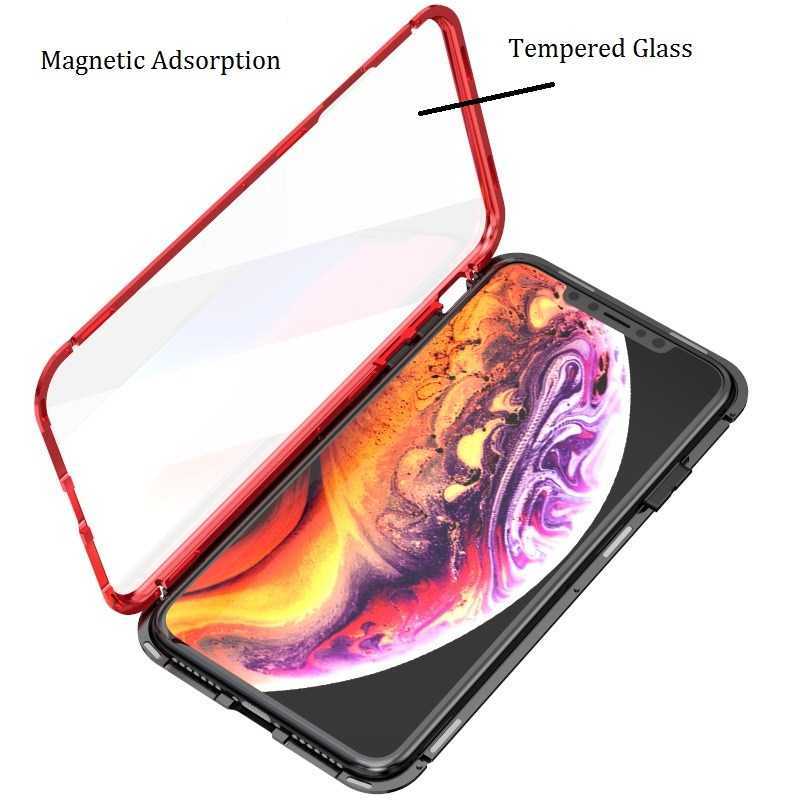 360 Full Protect Magnetic Case for iPhone XR XS MAX X 9 8 7