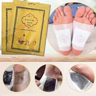 10Pcs/Bag Thailand LANNA Detox Foot Patch Pads Detoxify