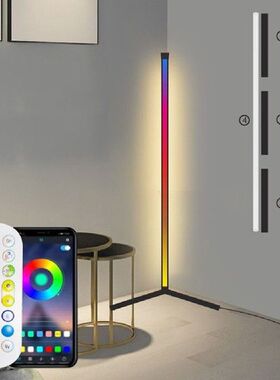 Led Floor Lamp RGB Color Changing Lighting Corner Lamp With