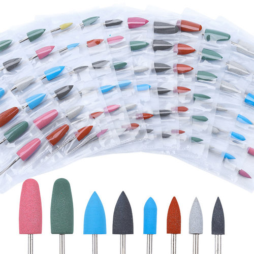 Manicure Tool Silicone Nail Polish Sanding Head Set