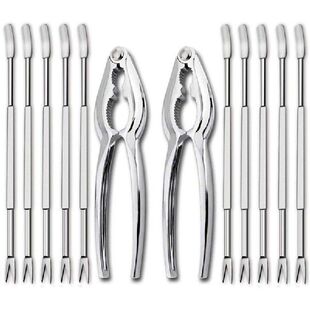Forks Leg Tool Kit Stainless Seafood Cracker Crab Steel and