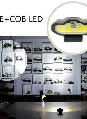 USB Rechargeable LED Cap Clip Light COB Headlight Headlamp F
