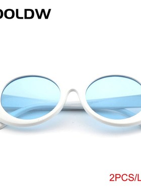 2pcs/lot Clout Goggle Kurt Cobain Sunglasses Men Women Vint