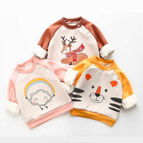 Children's Fleece Sweater For Boys And Girls Aut
