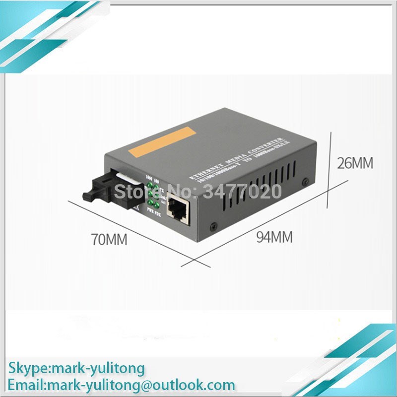 NEW HTB-GS-03-A/B Optical Fiber Media Converter Fiber Transc