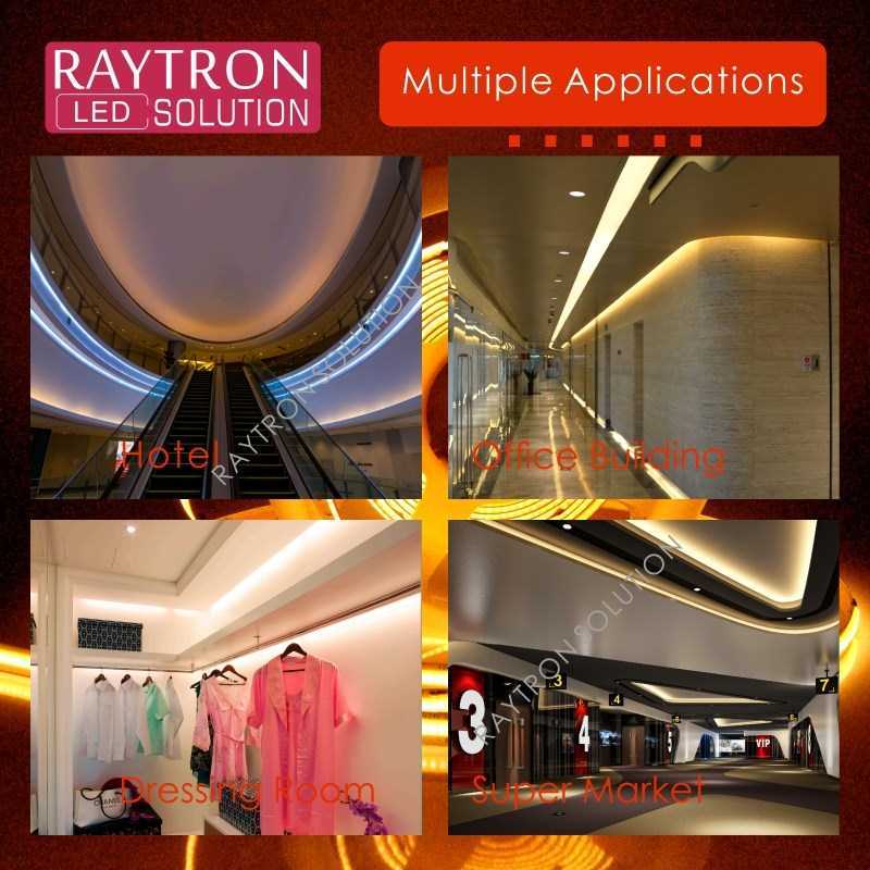 CRI 90 10W Flip-Chips Double Terminal 8mm IP20 Cuttable Flex