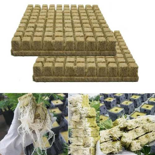25x25x40mm Mini Compress Base Practical Rockwool Cubes Multi