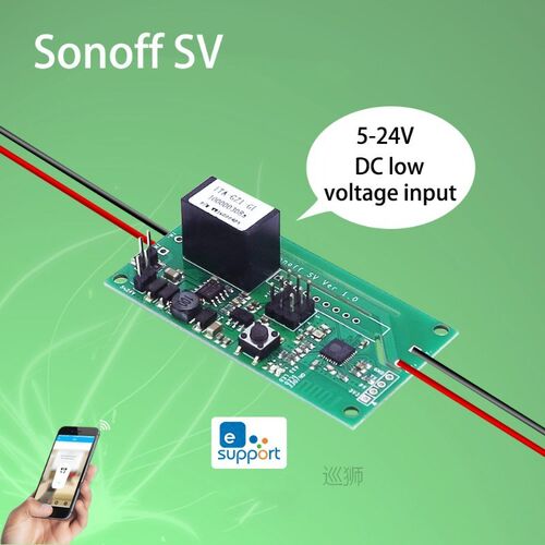Itead SV Wifi Switch DC 5V-24V Smart Home WiFi Relay Module