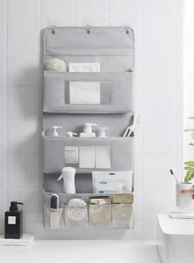 1 Set Wall Hanging Bag Multiple Pockets Moisture Proof Home