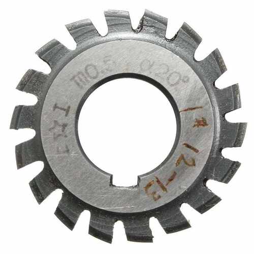 Module 0.5 M0.5 PA20 Degrees Bore 16mm #1-8 HSS Involute Gea