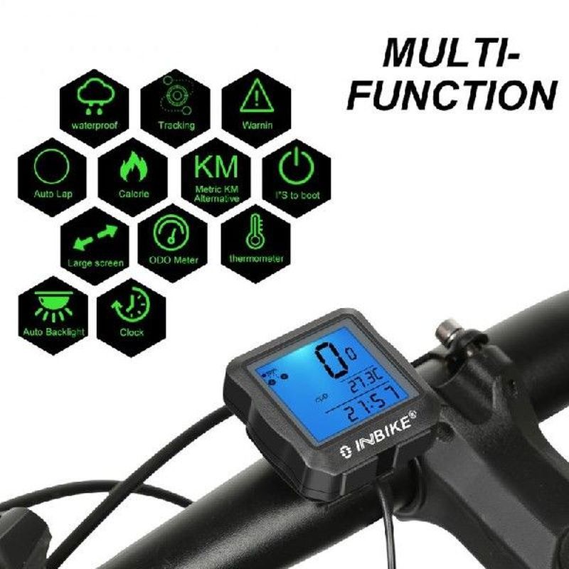 Waterproof Bicycle Computer With Backlight Wired Bicycle