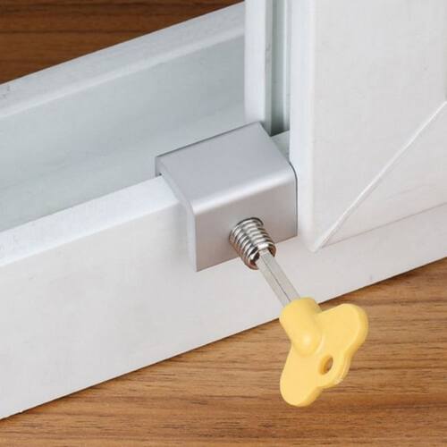 Door Window Sliding Sash Lock Stopper Cabinet Locks Hardware