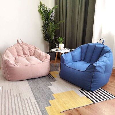 Lien fabric Sofa Cover Home Solid Color Shell Shaped