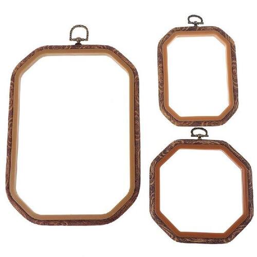 Plastic Retro Color DIY Sewing Embroidery Ring Hoop Tool
