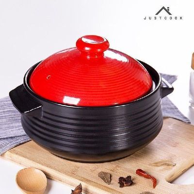 Soup ceramic earthen pot heat-resistant casseroles saucepan