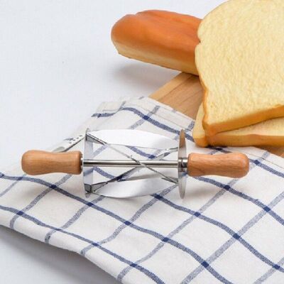 Stainless Steel Rolling Cutter for Making Croissant Bread