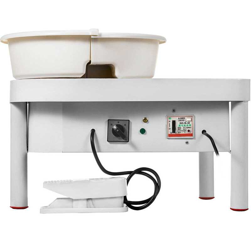 25cm 450W Electric Wheel Pottery Lathes Machine Ceramic Clay
