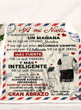 Flannel Blanket Air Mail 3D Printing Sofa Keeping Warm