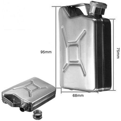 5 oz Hip Flask with Funnel Portable Whisky Wine Pot Creative