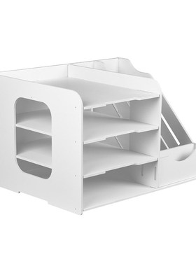 Book Magazine Holder Desk Organizer Stationery Storage Stand