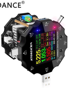 18650 battery tester electronic load capacity monitor indica