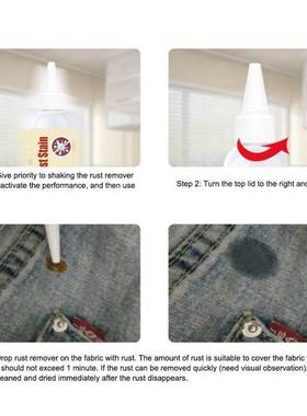 30ml Waterless Clothing Decontamination Fabric Rust Stain Re
