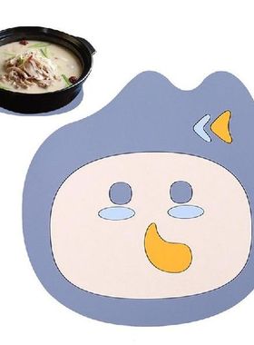 Table Placemats Non Slip Heat Resistant Cartoon PVC Place