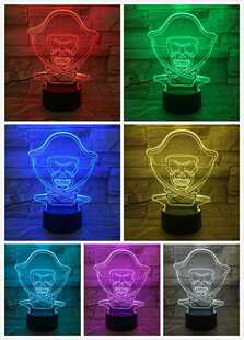 SB 3D LED Night Light ONE PIECE Multicolor RGB Tony Chopper