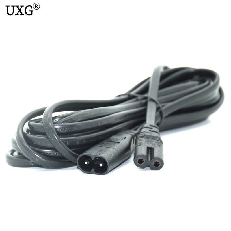 IEC 320 C7 to C8 extension cords C8 male to C7 female power