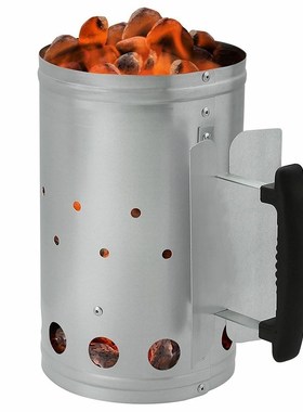 Barrel Chimney-Starter Ignition Carbon-Grill Charcoal Barbec