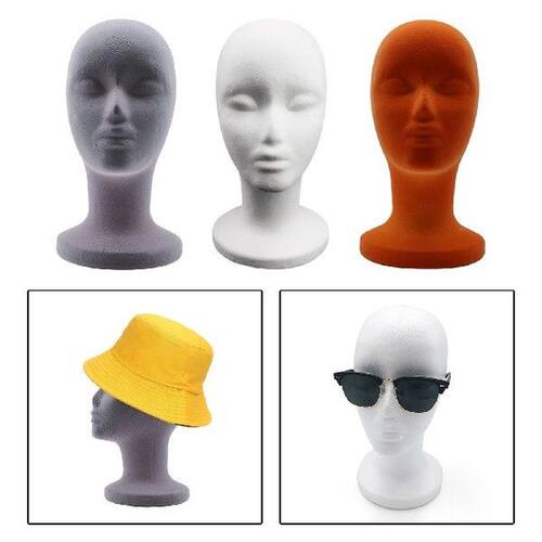 3Pcs Mannequin Head Display Stand Model Display for Hats